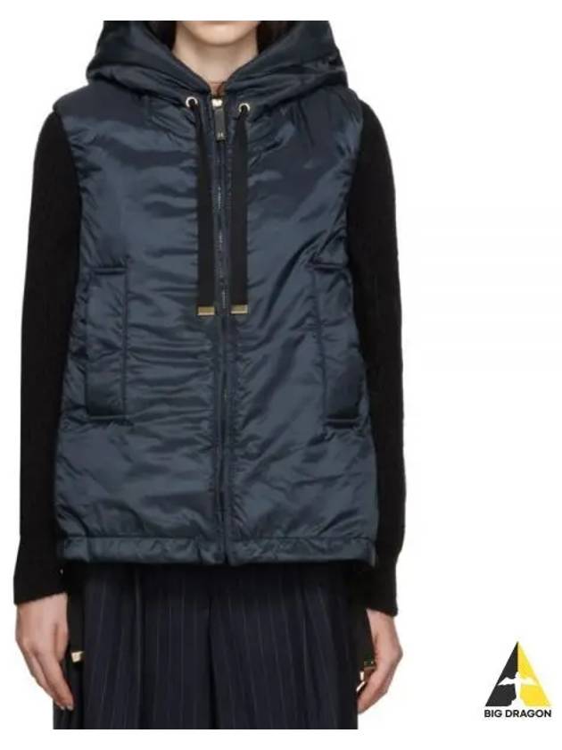 The Cube Greengi Waterproof Vest Midnight Blue - MAX MARA - BALAAN 2