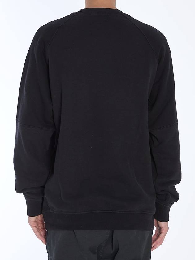 Compass Patch Knit Top Black - STONE ISLAND - BALAAN 5