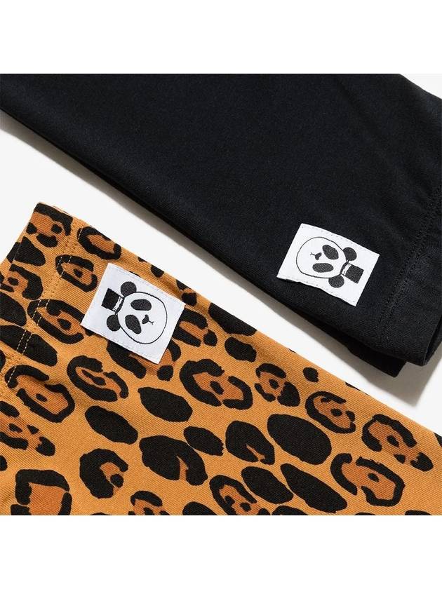 Kids Leopard Leggings Two Piece 10000106 00 - MINI RODINI - BALAAN 4