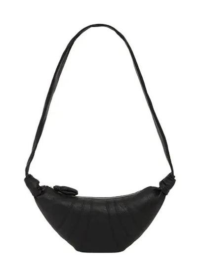 Croissant Small Nappa Leather Cross Bag Black - LEMAIRE - BALAAN 2