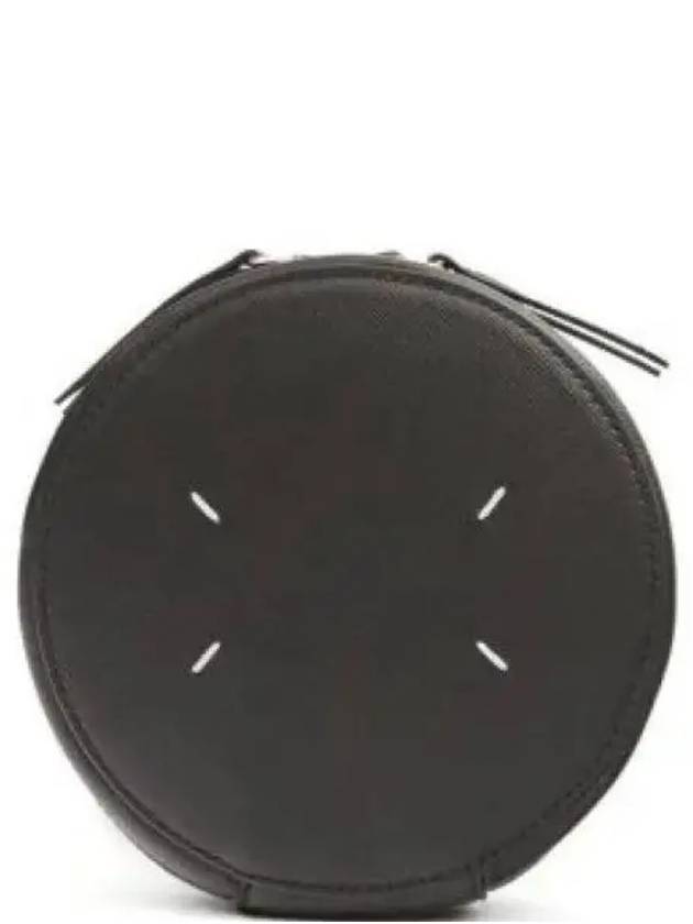 Micro Circle Leather Cross Bag Black - MAISON MARGIELA - BALAAN 2