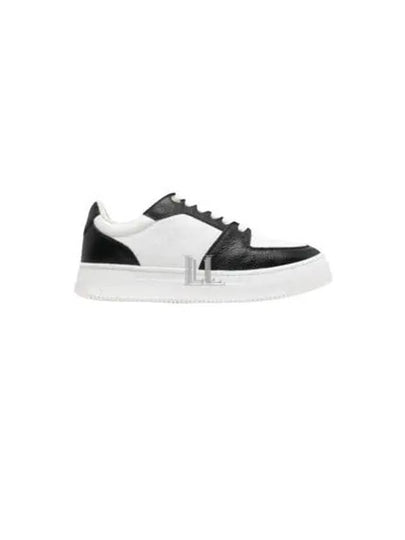 New Lace-Up Arcade Low-Top Sneakers Black White - AMI - BALAAN 2