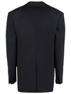 Grain De Poudre Blazer Jacket Black - BOTTEGA VENETA - BALAAN 3