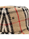 Check Boucle Bucket Hat Beige - BURBERRY - BALAAN 5