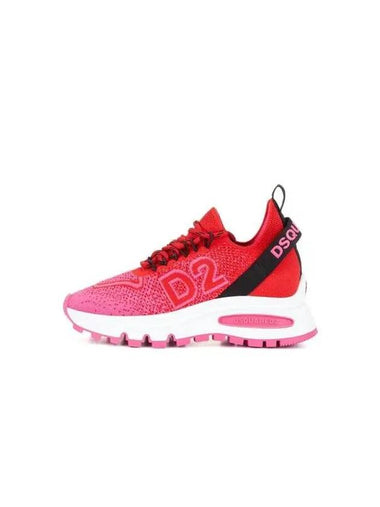 RUNDS2 knitted sneakers red 271639 - DSQUARED2 - BALAAN 1