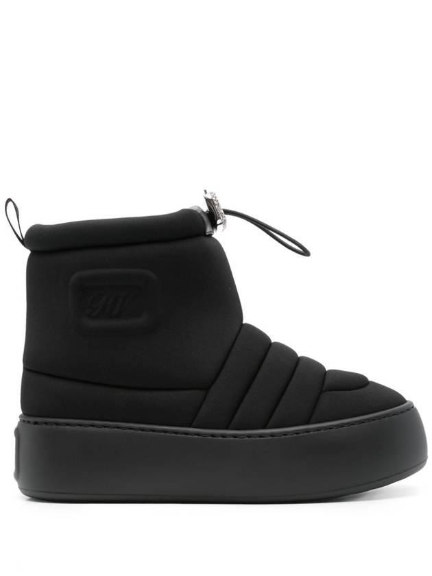 Viv' Up Embossed Logo Quilted Winter Boots Black - ROGER VIVIER - BALAAN 2