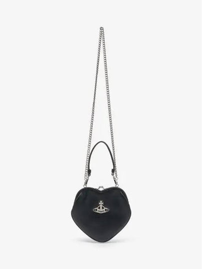 Belle Heart Frame Shoulder Bag Black - VIVIENNE WESTWOOD - BALAAN 2