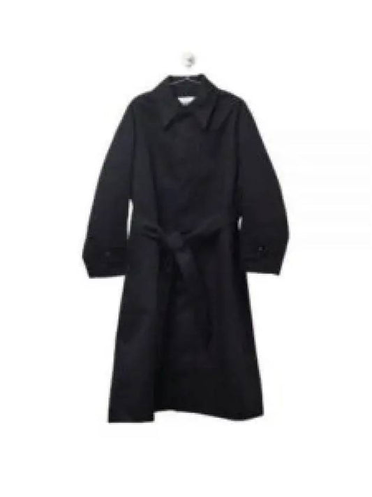 Belted Mac Single Coat Black - AMI - BALAAN 2