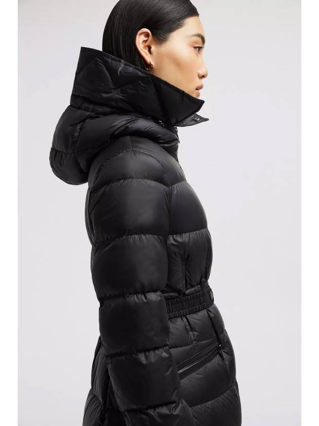 BOEDIC long hooded jacket padded black beige J20931C00022595FE99M - MONCLER - BALAAN 8