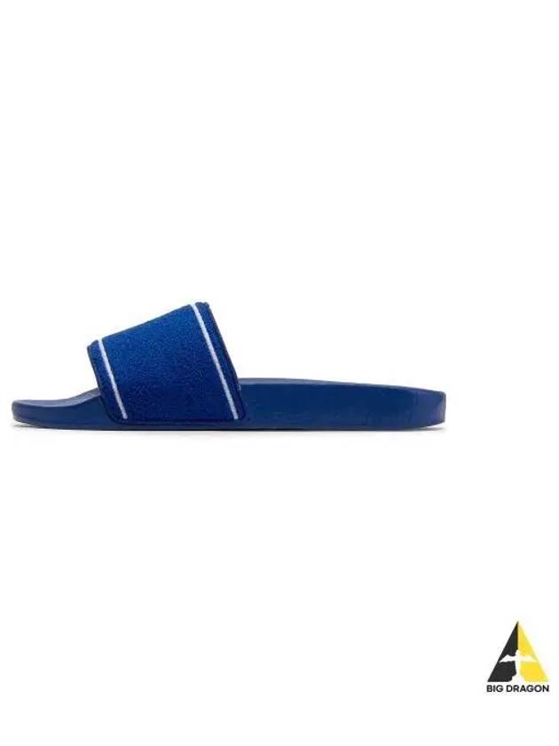 Signature Pony Terry Slides Blue - POLO RALPH LAUREN - BALAAN 1