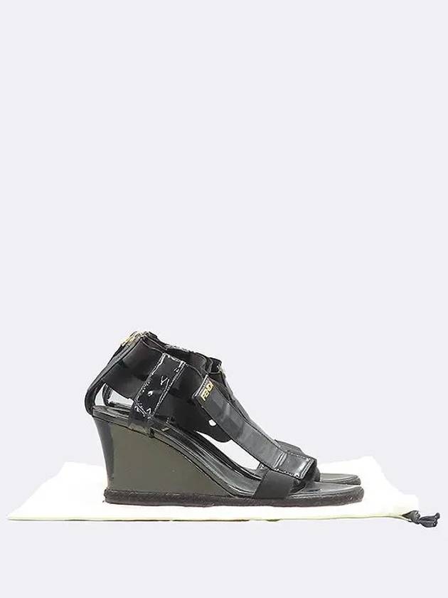 Smith Market used luxury goods black sandals women s shoes - FENDI - BALAAN 6