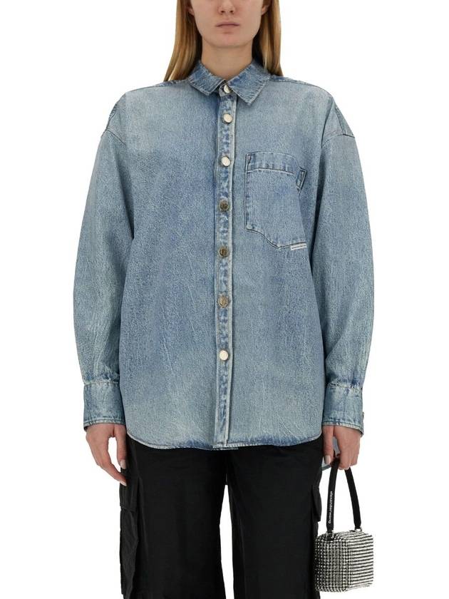 Alexander Wang Oversize Fit Shirt - ALEXANDER WANG - BALAAN 4