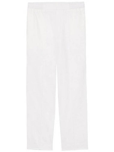 Straight fit banding pants white E22HTR207 481 100 - AMI - BALAAN 1