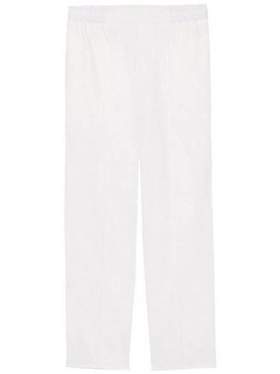 Cotton Straight Pants White - AMI - BALAAN 2