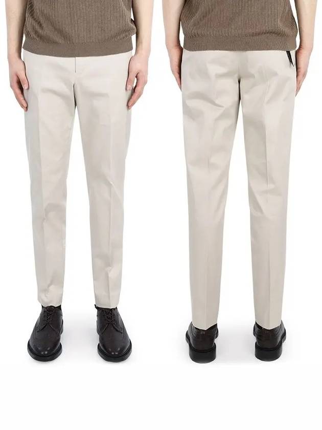 Cotton Straight Pants Beige - PT01 - BALAAN 3