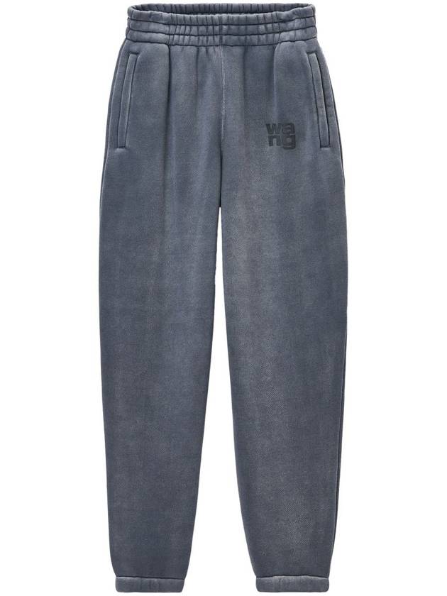 Alexander Wang Essential Terry Classic Sweatpant Puff Paint Logo Clothing - ALEXANDER WANG - BALAAN 1