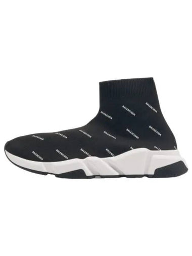 Speed Trainer Sneakers Black White - BALENCIAGA - BALAAN 1