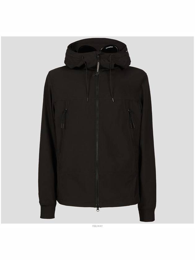 Men's Goggles Hooded Jacket Black - CP COMPANY - BALAAN 2