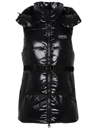 Aloro Belted Down Vest Black - DUVETICA - BALAAN 2