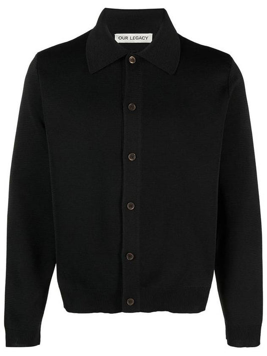 Evening Polo Cardigan Black - OUR LEGACY - BALAAN 2