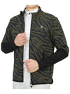 men's brushed zip-up jacket green - HYDROGEN - BALAAN 7