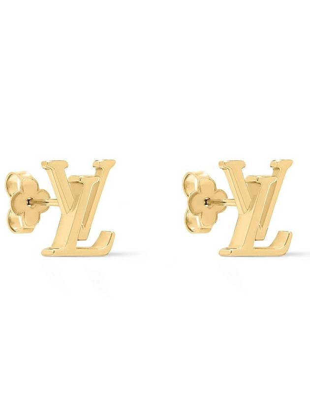 LV Iconic Earrings Gold - LOUIS VUITTON - BALAAN 4