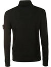 Wappen Patch Wool Turtleneck Black - STONE ISLAND - BALAAN 3