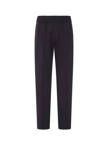 Men s Stretch Pintuck Banding Pants Navy 271644 - EMPORIO ARMANI - BALAAN 1