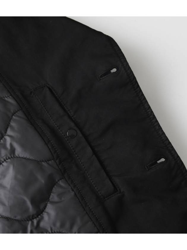 Wappen Patch Single Breasted Jacket Black - STONE ISLAND - BALAAN 12