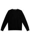 Lyle Merino Crewneck Wool Sweater Black - J.LINDEBERG - BALAAN 2