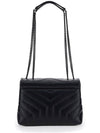 Monogram Loulou Matelasse Y Leather Small Shoulder Bag Black - SAINT LAURENT - BALAAN 4