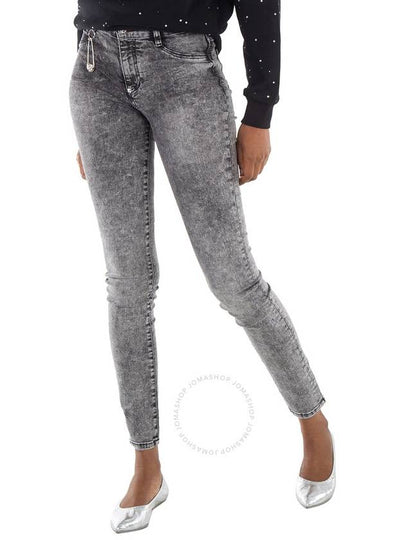 Philipp Plein Storm Grey Denim 5 Pocket Pants, Waist Size 27