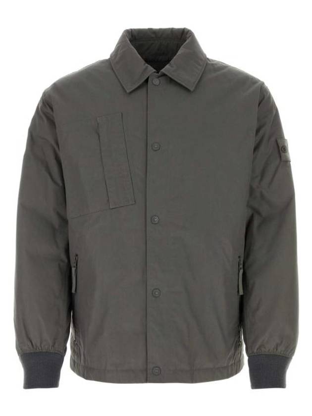 Ghost Piece O-Ventile Down Jacket Grey - STONE ISLAND - BALAAN 2