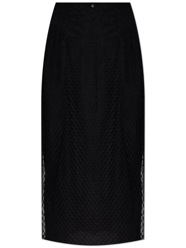 Dolce & Gabbana Skirt With Detachable Outer Layer, Women's, Black - DOLCE&GABBANA - BALAAN 1