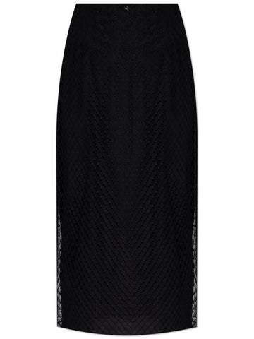 Dolce & Gabbana Skirt With Detachable Outer Layer, Women's, Black - DOLCE&GABBANA - BALAAN 1