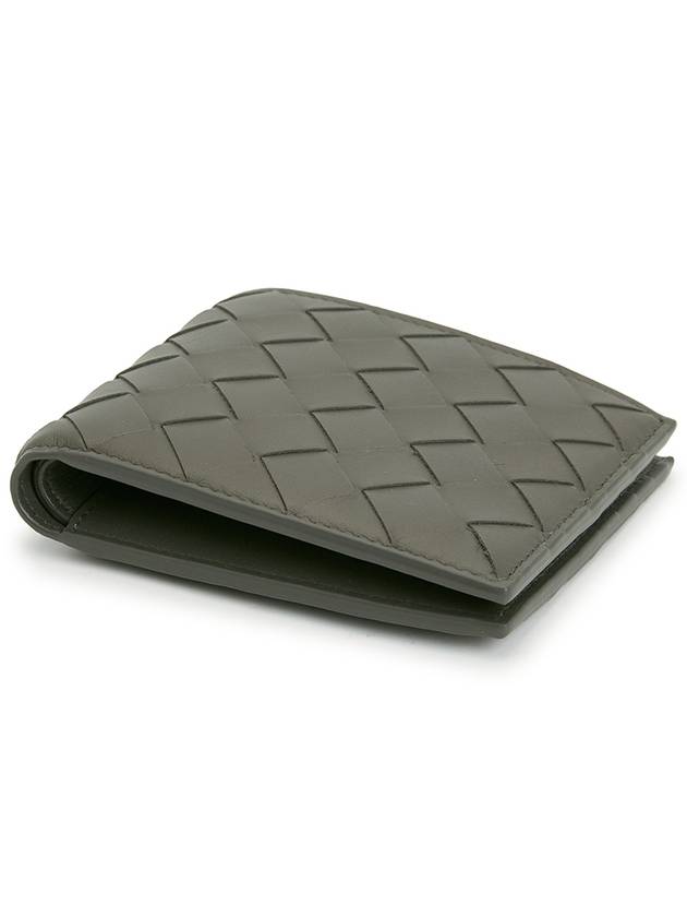 Intrecciato Half Wallet Green - BOTTEGA VENETA - BALAAN 4