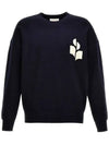 Ateley Logo Cotton Sweatshirt Midnight - ISABEL MARANT - BALAAN 2