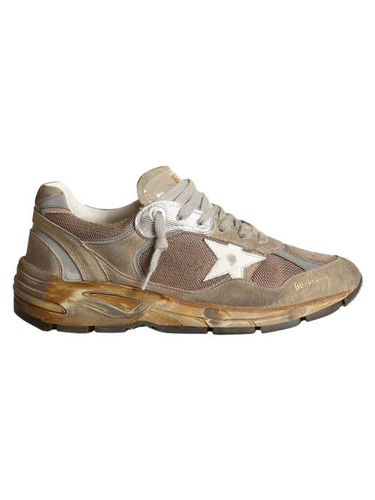 Dad Star Vintage Oversole Running Low Top Sneakers Grey - GOLDEN GOOSE - BALAAN 1