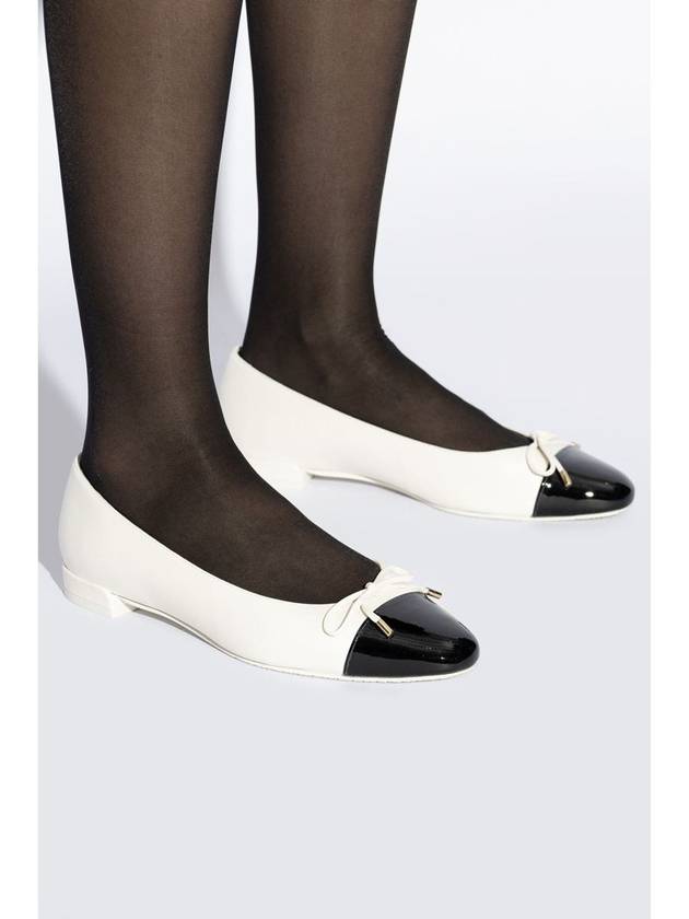 Stuart Weitzman Sleek Bow Flat Shoes - STUART WEITZMAN - BALAAN 6