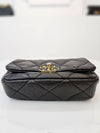 19 Belt Bag Gold Black 29th AS1163 - CHANEL - BALAAN 5