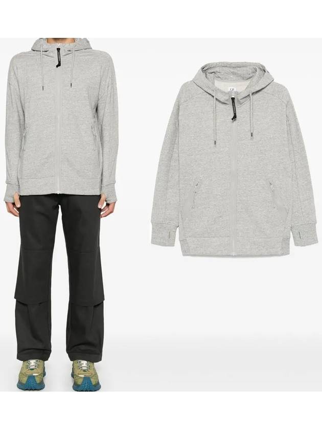 CP Company Goggle Detail Men s Hooded Zip up 17CMSS028A M94 - CP COMPANY - BALAAN 1