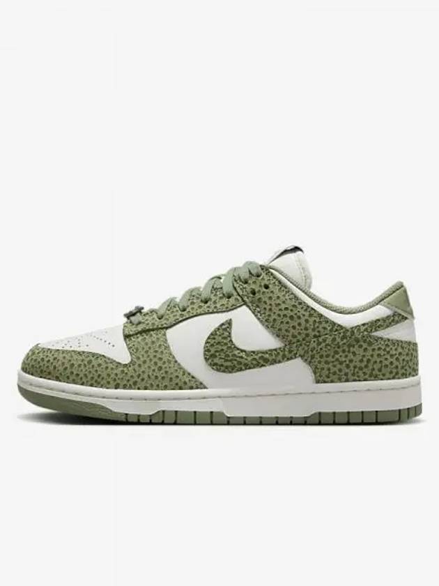 Dunk Low Safari Low Top Sneakers Oil Green - NIKE - BALAAN 2