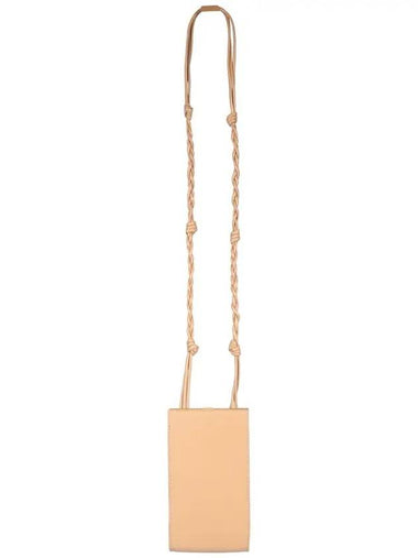 Tangle Phone Pouch Bag Beige - JIL SANDER - BALAAN 1