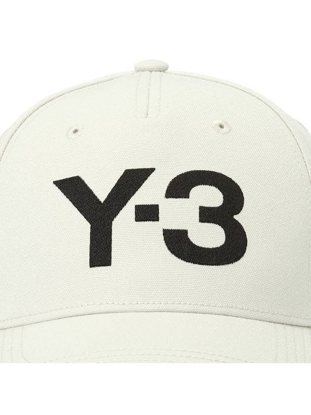 Y 3 Logo H62982 TALC Ball Cap Hat - YOHJI YAMAMOTO - BALAAN 6