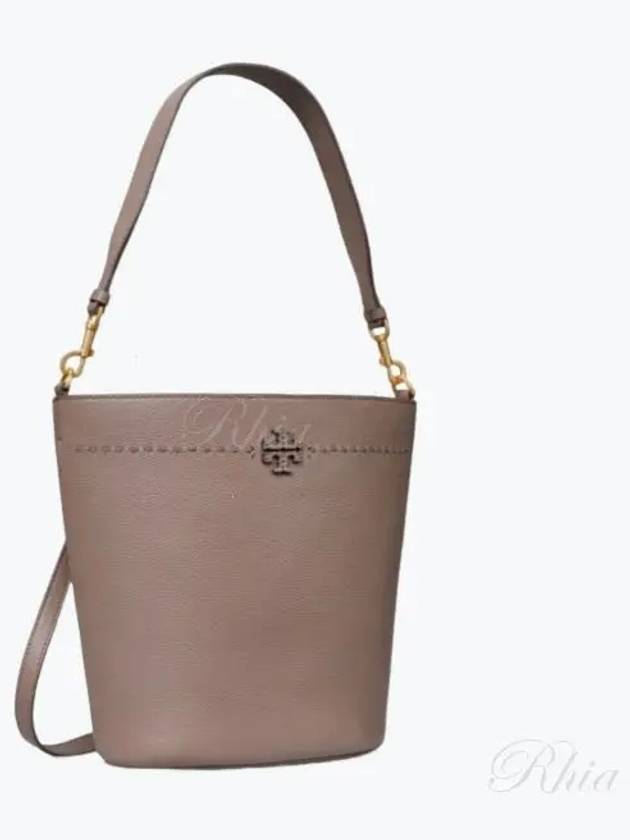 McGraw Logo Bucket Bag Grey - TORY BURCH - BALAAN 2