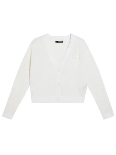 Women's Hanna Knit Cardigan White - J.LINDEBERG - BALAAN 2