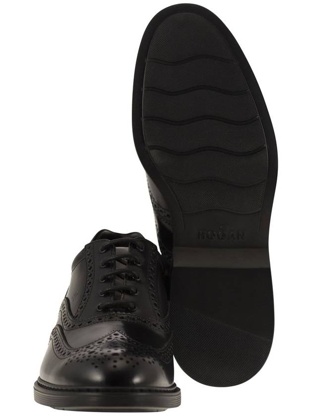 H576 Lace-Up Oxford Black - HOGAN - BALAAN 6