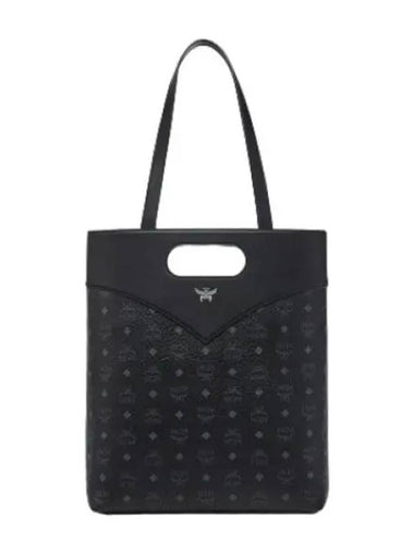 Visetos Leather Mix Diamond Tote - MCM - BALAAN 1