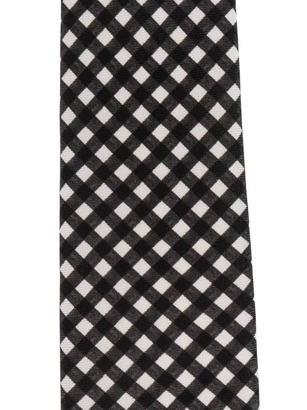 Moschino Silk Tie With Print, Men's, Black - MOSCHINO - BALAAN 3