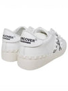 Rockstud Rose Chain Print Low Top Sneakers White - VALENTINO - BALAAN 7